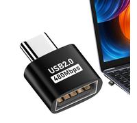 Generico Adattatore USB | Adattatore Maschio da 480 Mbps | Convertitore ad Alta Velocità per Smartphone, Tablet e altri Dispositivi Tipo C per Viaggio, Configurazione del Monitor e Interfaccia Audio
