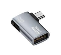 Genérico Adattatore USB: connettore USB | lega di alluminio PVC 480 Mbps, convertitore di trasferimento dati a U SB A, adattatore Đe corrente periferica D´e unità, dimensioni tasca portatile