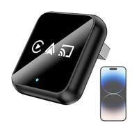 Generico Adattatore USB Wireless Auto,audio per veicoli | Adattatore mirroring schermo auto,per Guidatori Camion Camper SUV Pendolari Viaggiatori Car Sharing Vacanze In Famiglia Autostrada