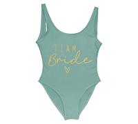 Generico Addio al Nubilato,Addio al Nubilato Costume da Bagno Costume da Bagno Intero Bride Donna Sposa Costumi Interi Das Donna Costumes A Un Pezzo Costumes per Estate Festa