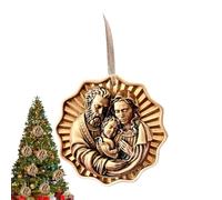 Generico Addobbi per Il Presepe | Ciondolo Religioso in Resina da Appendere | Decorazioni Natalizie del Presepe,per la Casa Interno Mensola FESTIVITÀ Stanza Matrimonio Compleanno Celebrazione