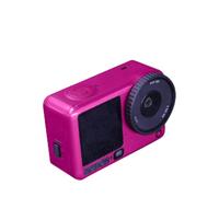 Generico Adesivi per DJI Osmo Action 6, pellicola protettiva rimovibile antigraffio per Action 6 Action Camera Wrap (Rosa fluorescente)