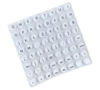 Generico Adesivi per Scrivere per Unghie Lunghe, Tasti a Bolla Per Unghie Lunghe, Accessori Da Lavoro Per Digitare Giocare Viaggiare Ufficio Casa PC Portatile Notebook