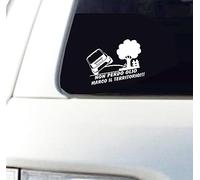 Generico Adesivo Divertente Compatibile con Fiat Panda Non PERDO Olio Marco Il Territorio Scegli Colore -cod.1908 (010 Bianco)