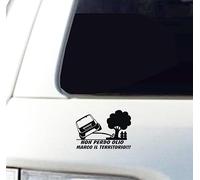 Generico Adesivo Divertente Compatibile con Fiat Panda Non PERDO Olio Marco Il Territorio Scegli Colore -cod.1908 (070 Nero)