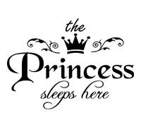 Generico Adesivo murale Fai-da-Te Adesivo Modello Bella Principessa Decorazioni murali casa in PVC per la Festa a casa Matrimonio 1 PC Comodo e praticoIntelligente e Attraente.