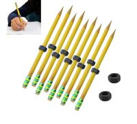 Generico Adhd Pencil -Threaded Pencil for Adhd, Silent Sensory Tool Stress Relief with Nut, Threaded Fidget Pen forADHD & Anxiety,School,Office,Home (9 Pcs)