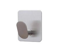 Generico Adhesive Hooks - Non Slip Rustproof Stainless Steel Heavy Duty Wall Hangers, Removable Towel and Coat Hooks for Strong Everyday Organization and Storage | Self Adhesive Wall Hook for Keys