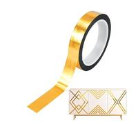 Generico Adhesive Strip for Crafts - Thin Foil Washi Decorative Tape | Decorative Wall Trim for Car Clothes Furniture Glass Interior Mirror Picture Vase Detailing Frame