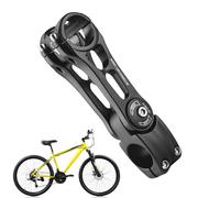 Generico Adjustable Bicycle STEM | Aluminum Alloy 31.8mm XT-A822 3.18x9-14.5cm | Handlebar Riser Extension | Mountain Bike Angled STEM Height Adjustable Black Cycling Accessory