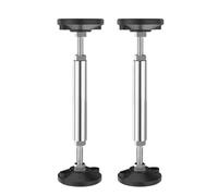 Generico Adjustable Furniture Legs, Stainless Steel Support Poles, Under Cabinet Pole, 24-37,28-42,38-52cm Sturdy Design, 2-Pack, Ideal for Cabinets and Home Furniture