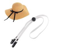 Generico Adjustable Hat Chin Strap - Windproof cap Retainer Cord with Alligator Clips | Anti-Lost Lanyard Hat Holder | for Outdoor Sports, Golf, Fishing, Boating, Hiking, Travel, Days