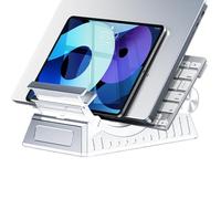 Generico Adjustable Laptop Stand, Foldable C Shaped Desk Holder | Portable Folding Design, Flexible Height Adjustment, Stable Computer Support For Desks, Beds, Offices And Study Areas