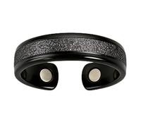 Generico Adjustable Magnetic Ring - Elegant Alloy Finger Accessory for Women | Polished Metal Design with Comfortable Fit, Open Band Fashion Jewelry, Everyday Ring for Sleeping Commuting Travel Party