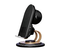 Generico Adjustable Phone Holder, Desk Cellphone Mount Stand, Tabletop Stand with Built-In Speaker, Charging Phone Holder, Mobile Stands with Sturdy Design, Desk Accessory for Bedroom Living Room