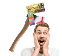 Generico Adjustable Scary Axe Headwear, Through Head Axe Prop Adults Kids | Halloween Props for Party, Teens, Adults, Fake Axe Headpiece, Cosplay Headwear, Creepy Dress Up Accessory