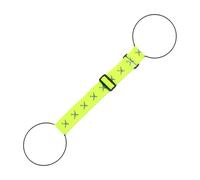 Generico Adjustable Strong Luggage Connector Strap - Silicone Polyester Royal Blue Or Fluorescent Green 30-47cm X 5cm - Elastic Versatile Tie Down Band for Suitcase Travel Case Fix