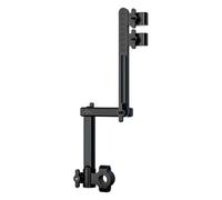 Generico Adjustable Umbrella Mount - Stroller Holder for Outdoor | ABS with Three Section Extension, Lightweight Pipe Clamp, Multi Angle Support, Easy Installation, Fits Bicycle Scooter