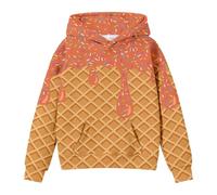 Generico Adolescente Ragazze Felpa con Cappuccio,Felpa Leggera da Bambine Top Teenager Classics Sweatshirt Calda per Sportswear Casual Scuola Cappotto Tinta Unita Cerniere Primaverili e 4-15 Anni