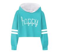 Generico Adolescente Ragazze Felpa con Cappuccio Maniche Lunghe per Bambini Top Teenager Classics a Giacca alla Moda Taglia Hoodie Ultra Morbida Oversize Tutti I Giorni Usura