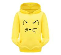 Generico Adolescente Ragazze Felpa con Cappuccio,Morbida Felpe Grafica Hoodie Autunnale Casual Ragazza Elegante Lunghe Giacca alla Moda Taglia per Adolescenti Bambini attività Sportive