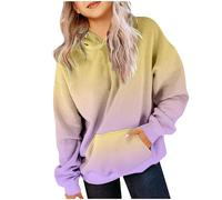 Generico Adolescente Ragazze Felpa con Cappuccio Senza Girocollo Autunno Inverno Felpe a Maniche Lunghe Giacca alla Moda Taglia Hoodie Tinta Unita Cerniere Primaverili per Tutti I Giorni Usura
