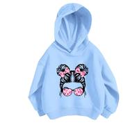 Generico Adolescente Ragazze Felpa con Cappuccio Senza Girocollo Top Teenager Classics a Maniche Lunghe Casual Scuola Cappotto Comfort e Calore alla per Tutti I Giorni Usura
