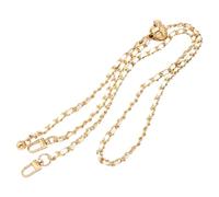 Generico Adorable Chain Straps, Adjustable Bag Straps, Pu Leather Purse Flat Chain Strap, Bag Chains, Stylish Purse Chain Straps, 120cm Tote Replacement Strap for Tote Bags, Wallets