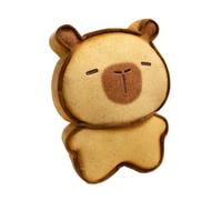 Generico Adorable Toast Capybara Plush Toy, Soft Stuffed Animal, Huggable Companion Doll for Kids and Adults, Cozy Home Decoration and Cuddly Bedtime Buddy, Friends, Children