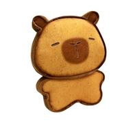 Generico Adorable Toast Capybara Plush Toy, Soft Stuffed Animal, Huggable Companion Doll for Kids and Adults, Cozy Home Decoration and Cuddly Bedtime Buddy, Friends, Children