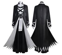 Generico Adulto Costumi cosplay anime Ichigo Kurosaki Uniformi della morte Festa di carnevale di Halloween,S-Black