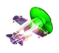 Generico Aereo a a LED, aeroplano a LED a | ornamento 'aereo con a colorate,Ornamenti per auto in moto anticollisione per guidare la guida notturna