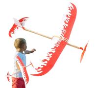 Generico Aereo Ad Elastico,Modellino Giocattolo Manuale - Aliante Giochi Volo Per Bambini Ragazzi Adulti Attività All'aperto,Giochi Per Sport All'Aperto Ragazzi Ragazze Adulti