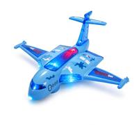Generico Aereo Giocattolo con Luci Suoni e Movimento Mistero Bump & Go Aereoplano Super Jet Giocattolo con Movimento con Luci Suoni Reali Astronave Ufo Musica Aereo Grande Giocattolo (A)