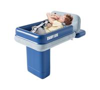 Generico aereo per bambini | aereo per bambini Blow Up | Morbido materasso ad aria pieghevole per con guardrail per volo, campeggio, asilo, seggiolino auto, viaggio su st