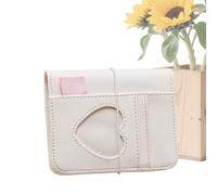 Generico Aesthetic Heart-Design Notebook | 5.16×4.13 In 100-Sheet Binder Paper Mini Journal | For Writing, Note-Taking, Lists, School, College, Work, Study, Travel & Business Meetings