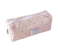 Generico Aesthetic Pencil Pouch Big Capacity Dot Print Pen Storage Bag | Students Pencil Organizer for Girls Women Students College Home Office Studio Travel Back to School Season Birthday Holiday