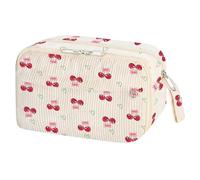 Generico Aesthetic School Supplies - Portable Stationary Kit | School Pencil Case with Cute Design, Pencil Case for Students, Classroom Pen Bag, Zipper Pouch for College Class Teen Girls Travel