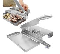Generico Affettatrice Manuale per Carne, per Uso Domestico, per Tagliare Ossa di Pollo, Anatra, Pesce, Agnello, Macchina a ghigliottina per Carne Commerciale in Acciaio Inossidabile