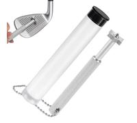 Generico Affilatore per Solchi da Golf, Affilatore E Pulitore in Alluminio per Mazze da Golf, Accessorio Regolabile con Cinturino Donne Ragazzi
