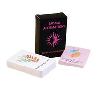Generico Affirmation Cards, Daily Motivation Deck, 6cm x 9cm/2.36 inches x 3.54 inches Inspirational Quotes for Women, 60 Pieces, Self Care Mindset Tool for Teens, Home, Travel
