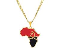 Generico Africa Necklace Fashion Stainless Pendant Necklace Angola necklace