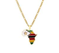 Generico Africa Necklace Fashion Stainless Pendant Necklace Zimbabwe necklace