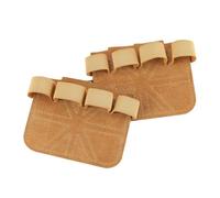 Generico Agarres Gimnasio - Guantes Ergonómicos | Agarres de Cuero para Levantamiento de Pesas, Protección Palmar Antideslizante, Muñequeras Fitness para Dominadas y Fondos