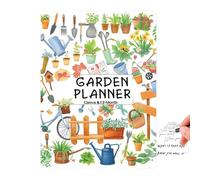 Generico Agenda Per Giardinaggio | Libro per Orto Annuale - Taccuino Per Orto Tracciamento Cura Piante Per Aiuole Rialzate Cortile Balcone Paesaggio Cucina Serra Famiglia