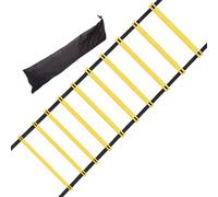 Generico Agility Ladder - 5m 10-Rung Speed Training Ladder | Soft Rope JumpLadder for Football, Soccer, Basketball, Tennis, Hockey, Athletes & Fitness Workouts with Storage Bag