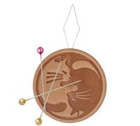 Generico -ago - Cura-ago in Pelle, per Cucire a Mano | Design Magnetico in Pelle Bovina conciata al vegetale, caratteristica del portautensili per infilare, utilizzo di progetti Artigianali di