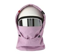 Generico Agriculturi - Agriculturi Waterproof Fleece-Lined Hood, Right Over Helmet Balaclava Hoodie, Conquer Winter in Style (Purple,M)