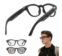 Generico AI Smart Glasses with 4K Camera & Flash Light, Hands-Free Video Recording Sunglasses, Real-Time Translator, Photochromic Lenses for Outdoor Travel Vlogging (Black)