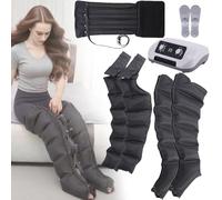 Generico Air Compression Massager for Legs And Abdomen, Professional Pressure Therapy Boots Legs for Home, Lymphatic Drainage, Professional Massager Apparatus, 4/6 Air Chambers